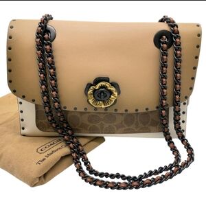 NWOT🌹Coach Madison Collection Tea Rose Bag